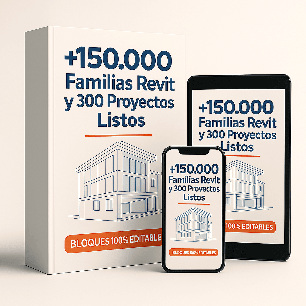 Kit Revit Revolution con más de 150.000 familias y 300 proyectos